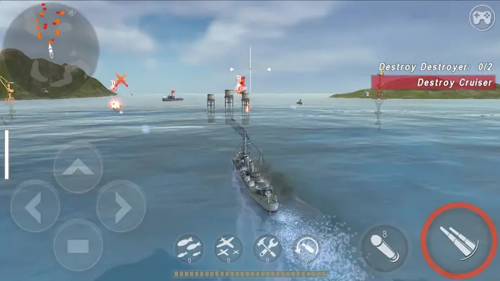 WARSHIP BATTLE:3D World War II android App screenshot 0