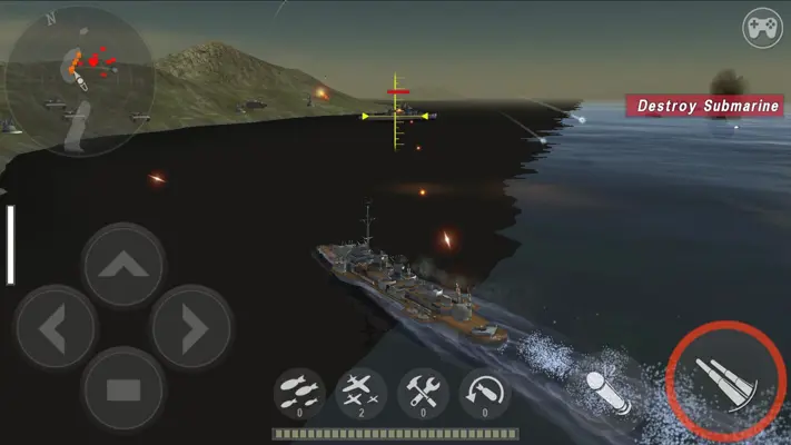 WARSHIP BATTLE:3D World War II android App screenshot 1