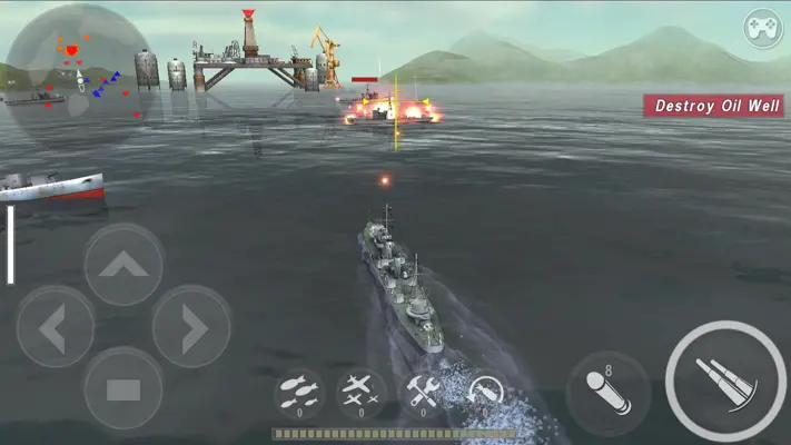 WARSHIP BATTLE:3D World War II android App screenshot 3